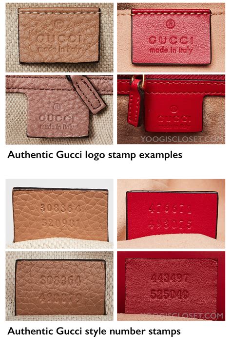 gucci labels authenticity